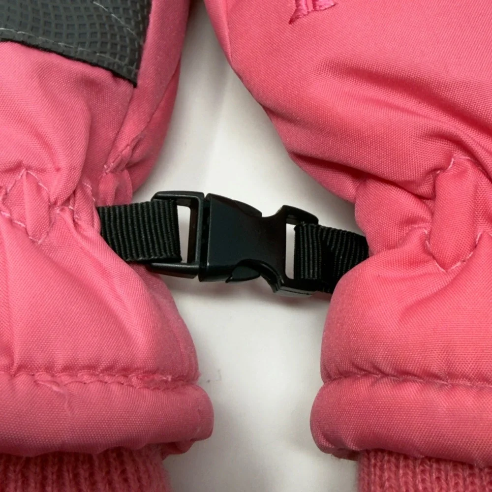 Joe Fresh Pink Waterproof Winter Gloves 3M Thinsulate‎ Insulated Kids Size M/L